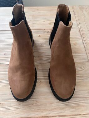Camper Iman Tan Leather Chelsea Boots | Size 41 (US 10)